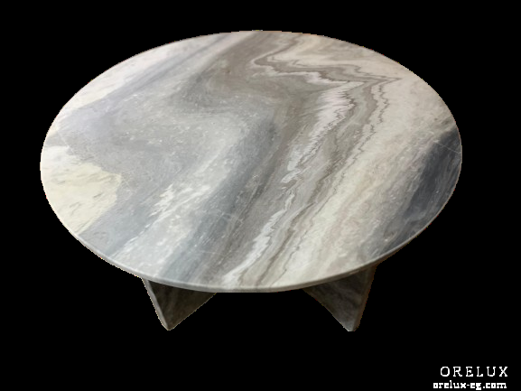 Luxury Round Marble Coffee Table — Minimalist Design — photo 3