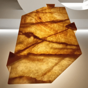 Orelux Prism Table – Natural Onyx Elegance